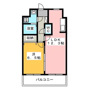 モア ルミーネ【8階】の間取り