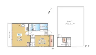 ラ・トゥールBF【3階】の間取り