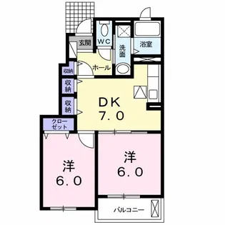 ラダーリーフ【1階】の間取り
