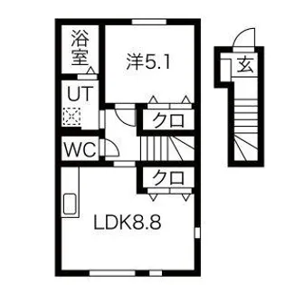 PROXIMOA【2階】の間取り