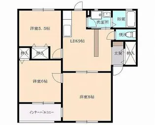 リバティ青島II【1階】の間取り
