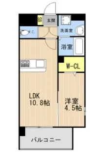 LIBTH安里【10階】の間取り