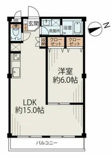 サンメゾン【2階】の間取り