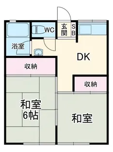 加藤ハイツ【2階】の間取り