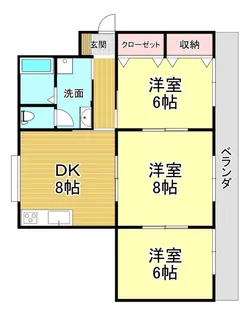 JAビラ多志摩苑【1階】の間取り