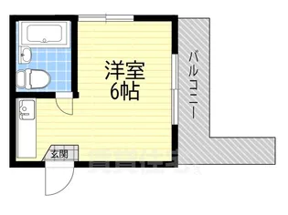 ロイヤル摂津【5階】の間取り