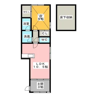 Mr クリフォード【1階】の間取り