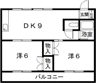 フィールドコーポ【2階】の間取り