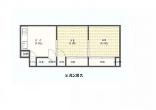 ルビナスU2【3階】の間取り