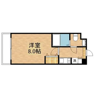 ルマンジュ津高【2階】の間取り
