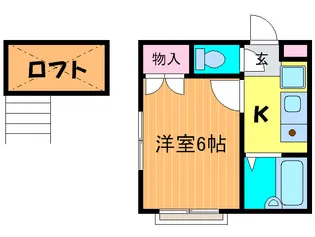 F・グレース住道【1階】の間取り