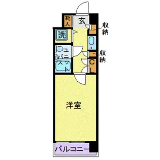 神奈川県川崎市中原区丸子通1【マンション】の間取り