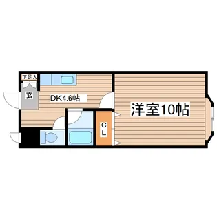 カルム参番館【2階】の間取り