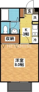 まなび野壱番館【2階】の間取り