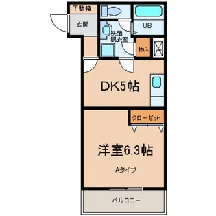 カラコレス【2階】の間取り