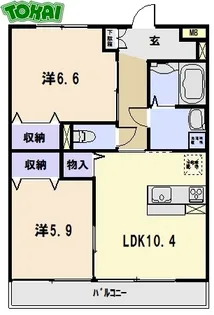 プリマベーラ【3階】の間取り