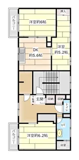 北海道江別市東野幌町【マンション】の間取り