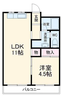 エクセル・イトウ【2階】の間取り