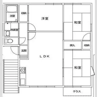 ラフォーレ羽生東B棟【2階】の間取り