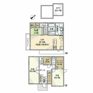 東京都杉並区和泉2【一戸建】の間取り