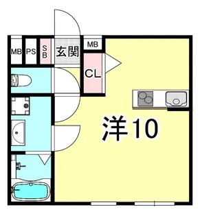 VILLA HIRAISO【2階】の間取り