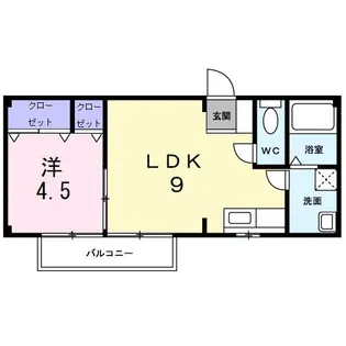 アーバンハイツ【2階】の間取り