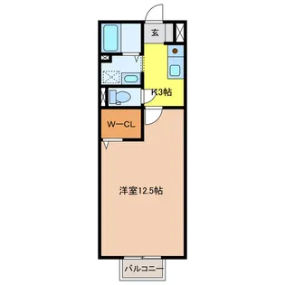 岐阜県各務原市蘇原野口町2【アパート】の間取り