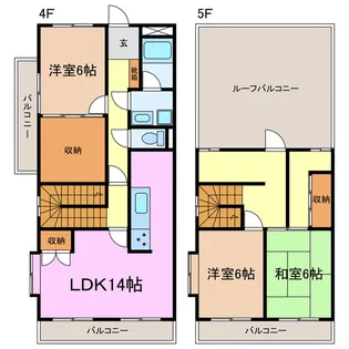 エスカーラ平針の間取り