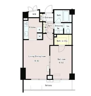 パークプレイス三田【4階】の間取り