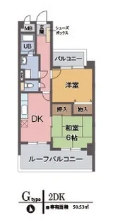 大阪府大阪市東淀川区井高野4【マンション】の間取り