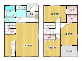 香川県仲多度郡多度津町桜川2【一戸建】の間取り
