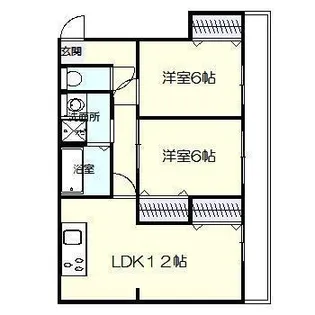 広栄第3ビル【2階】の間取り