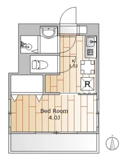 杉田ハイツ西大井【3階】の間取り
