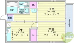 CHシリウス【1階】の間取り