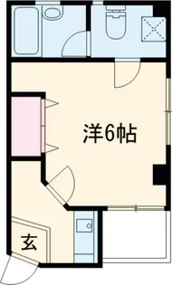 リバーストーン五反田【2階】の間取り