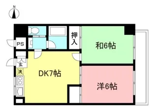 東京都三鷹市下連雀4【マンション】の間取り
