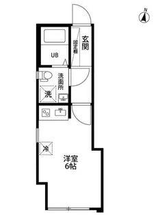 SBメゾン江北【2階】の間取り