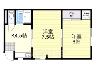 下村マンション【3階】の間取り