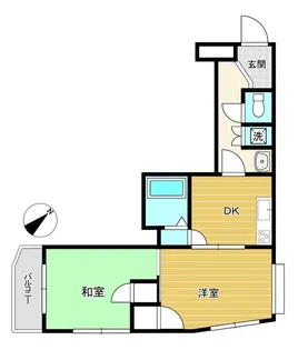 東京都大田区仲池上1【マンション】の間取り
