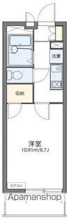 レオパレスK M【2階】の間取り