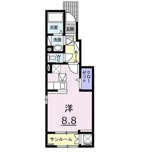 グレンディール I【1階】の間取り