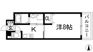 アルデール満寿美【3階】の間取り