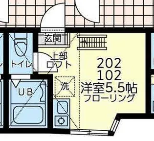 神奈川県横浜市西区西戸部町3【アパート】の間取り