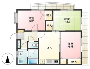 エクセル府中【3階】の間取り