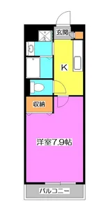 東京都清瀬市野塩1【アパート】の間取り