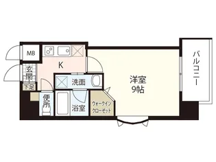 Yell Residence 横川新橋【8階】の間取り