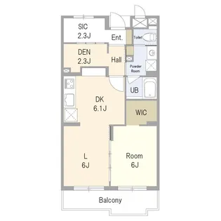 メゾンロアール【1階】の間取り