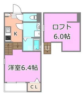 千葉県千葉市中央区今井2【アパート】の間取り