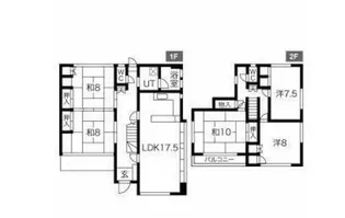 静岡県静岡市葵区建穂2【一戸建】の間取り