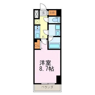 コントレイルりんくう常滑【4階】の間取り